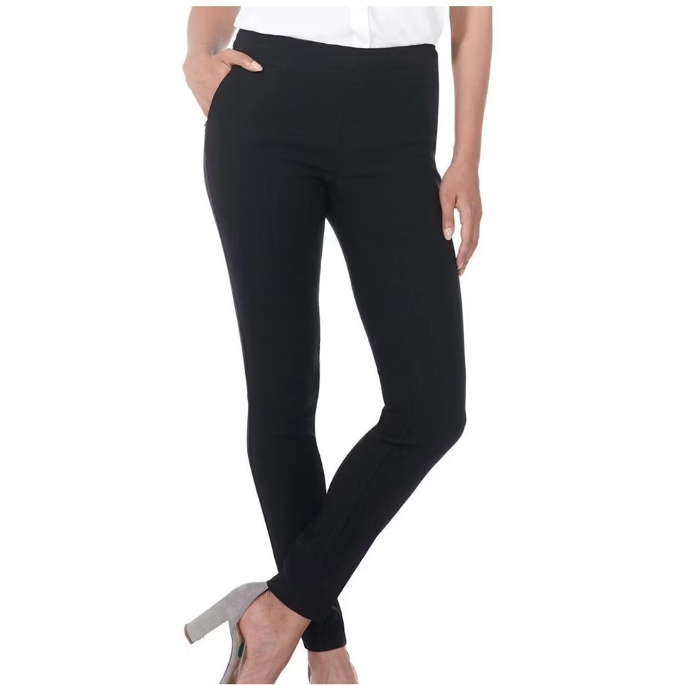 J.Crew Dannie Skinny Pants Black Size 4 Back Zippe